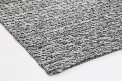 LA 1 Charcoal Wool Blend Rug