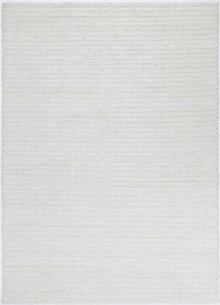 LA 1 White Wool Blend Rug
