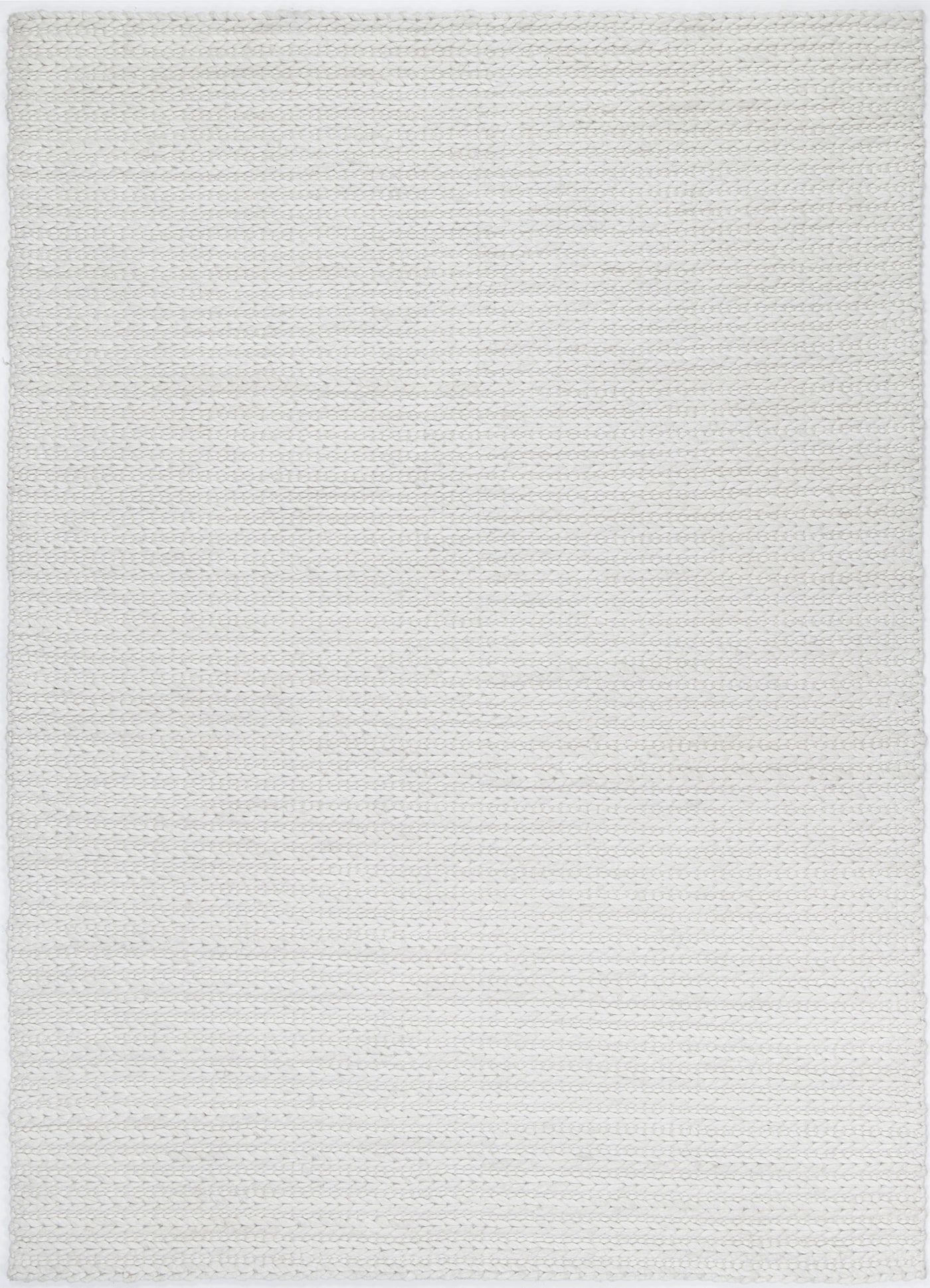 LA 1 White Wool Blend Rug