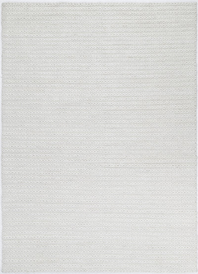 LA 1 White Wool Blend Rug