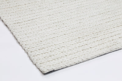 LA 1 White Wool Blend Rug