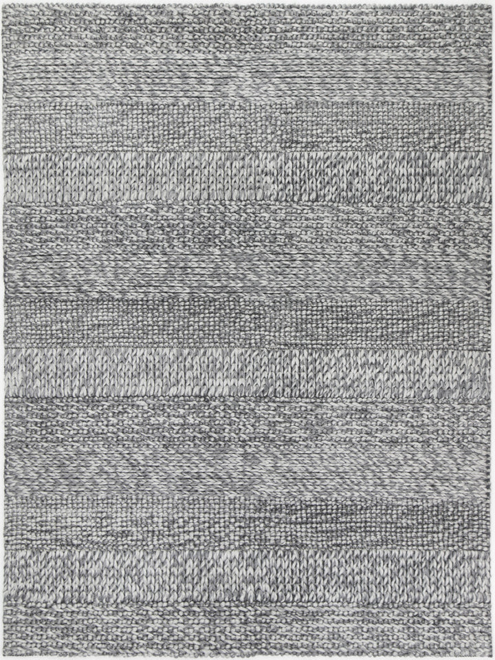 LA 2 Charcoal Wool Blend Rug