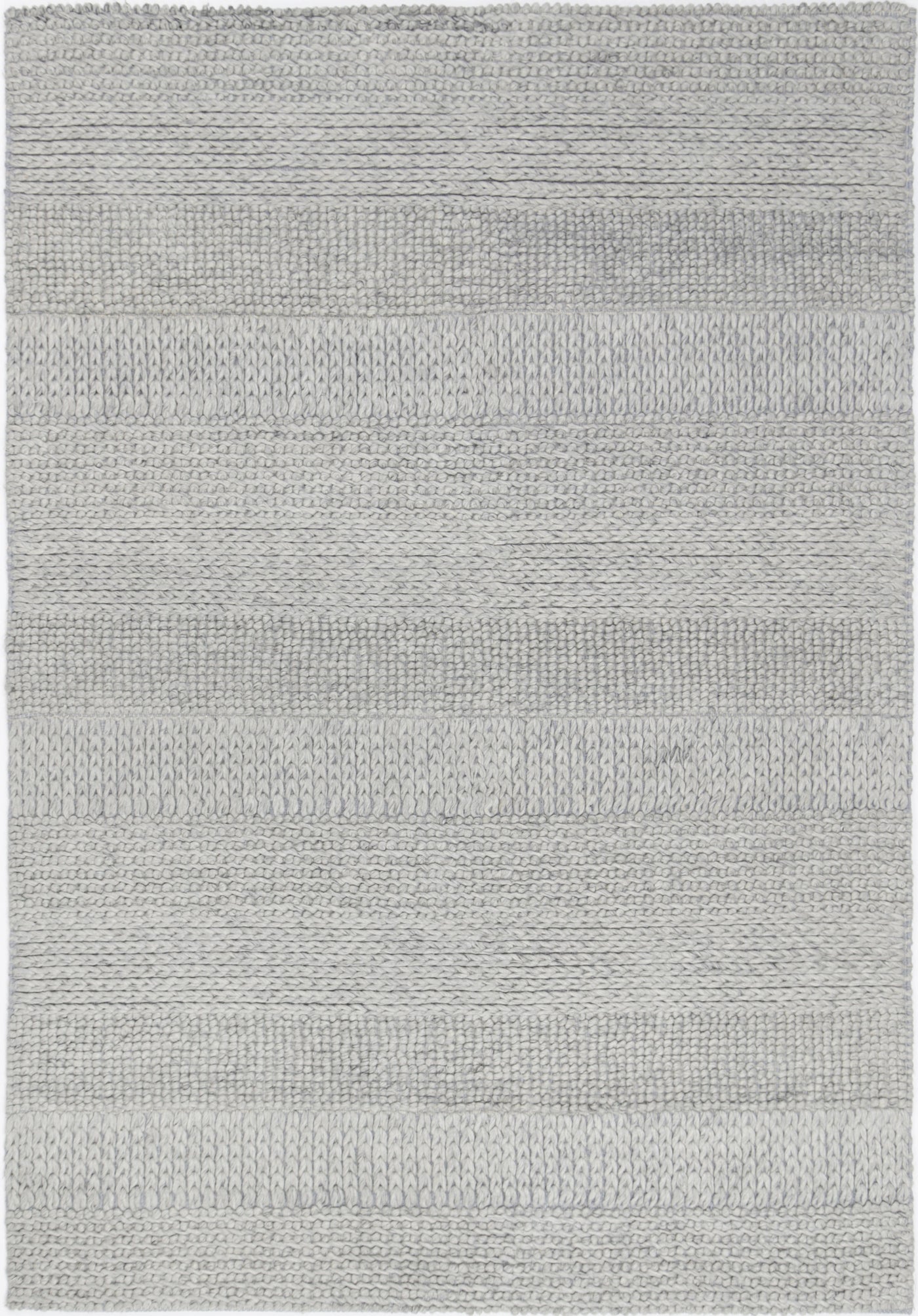 LA 2 Grey Wool Blend Rug