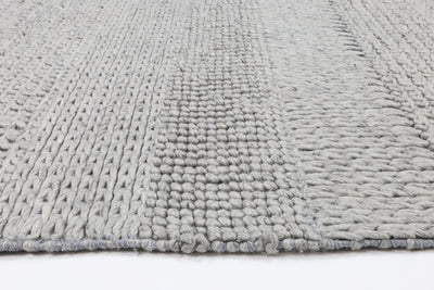 LA 2 Grey Wool Blend Rug