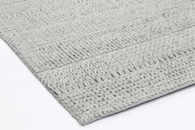 LA 2 Grey Wool Blend Rug