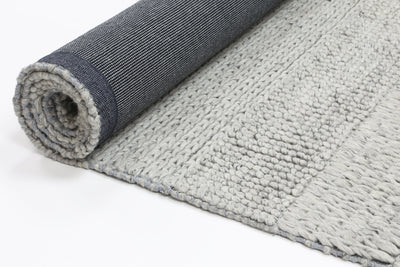 LA 2 Grey Wool Blend Rug