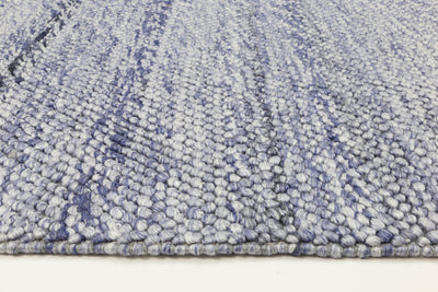 LA 3 Blue Wool Blend Rug