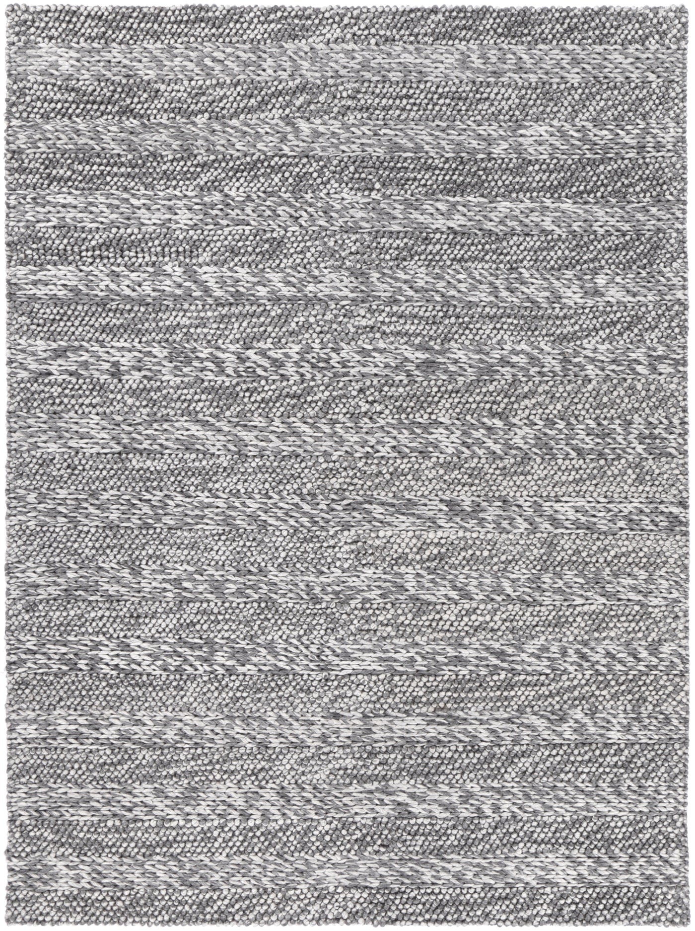 LA 4 Charcoal Wool Blend Rug