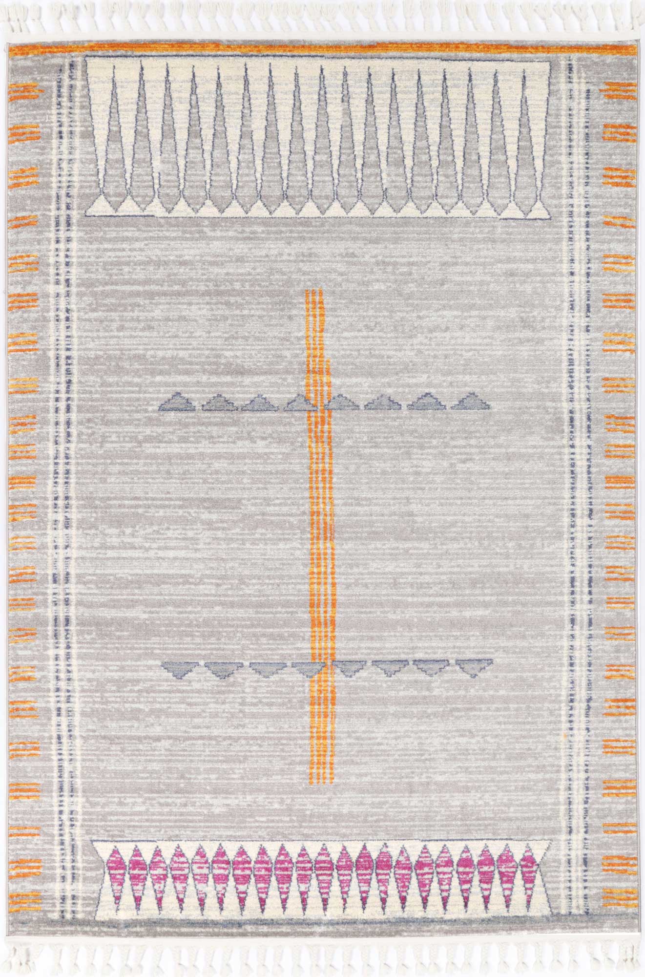 Yazd 51 Grey Contemporary Rug