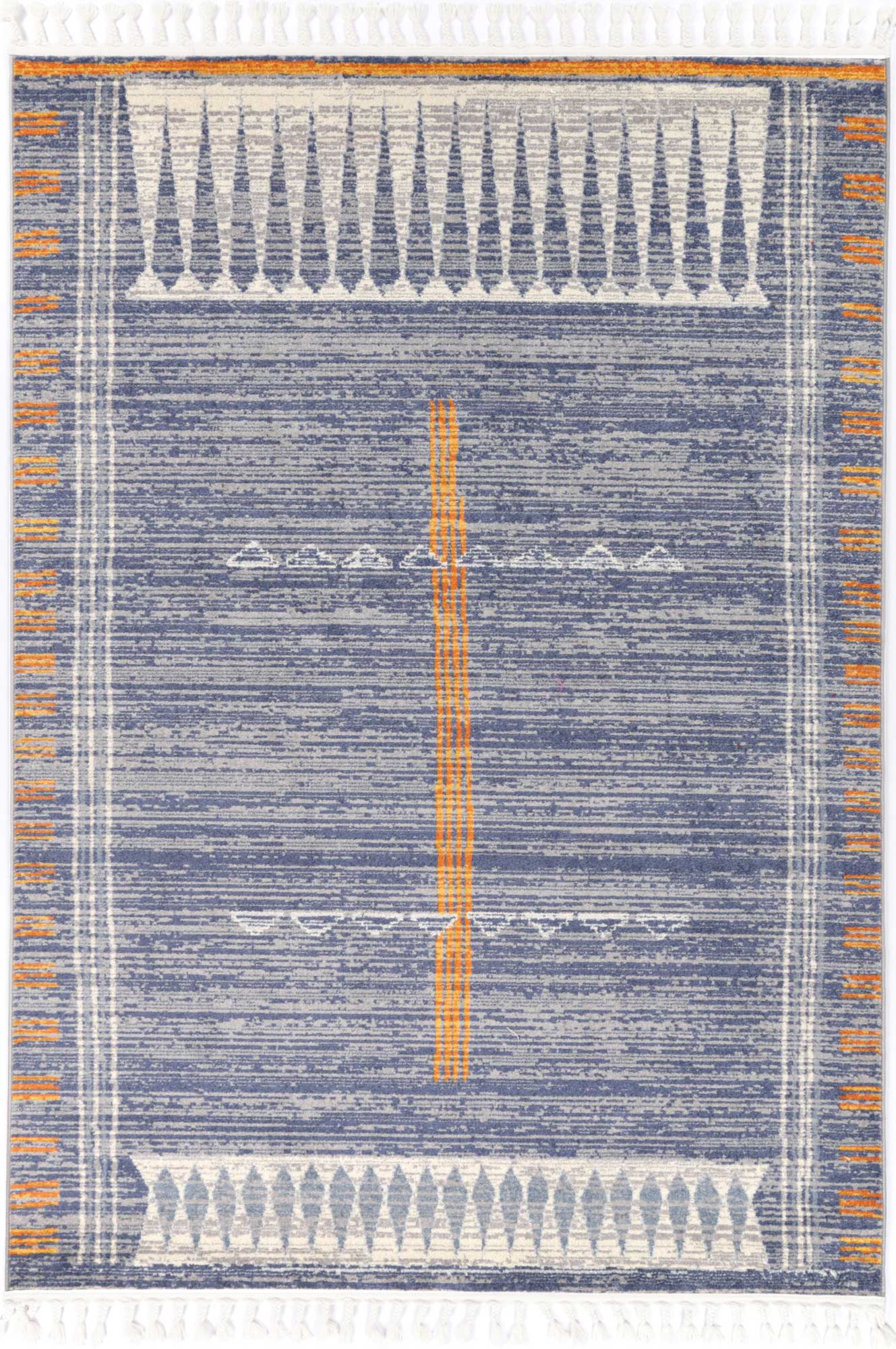 Yazd 40 Blue Contemporary Rug