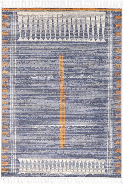 Yazd 40 Blue Contemporary Rug