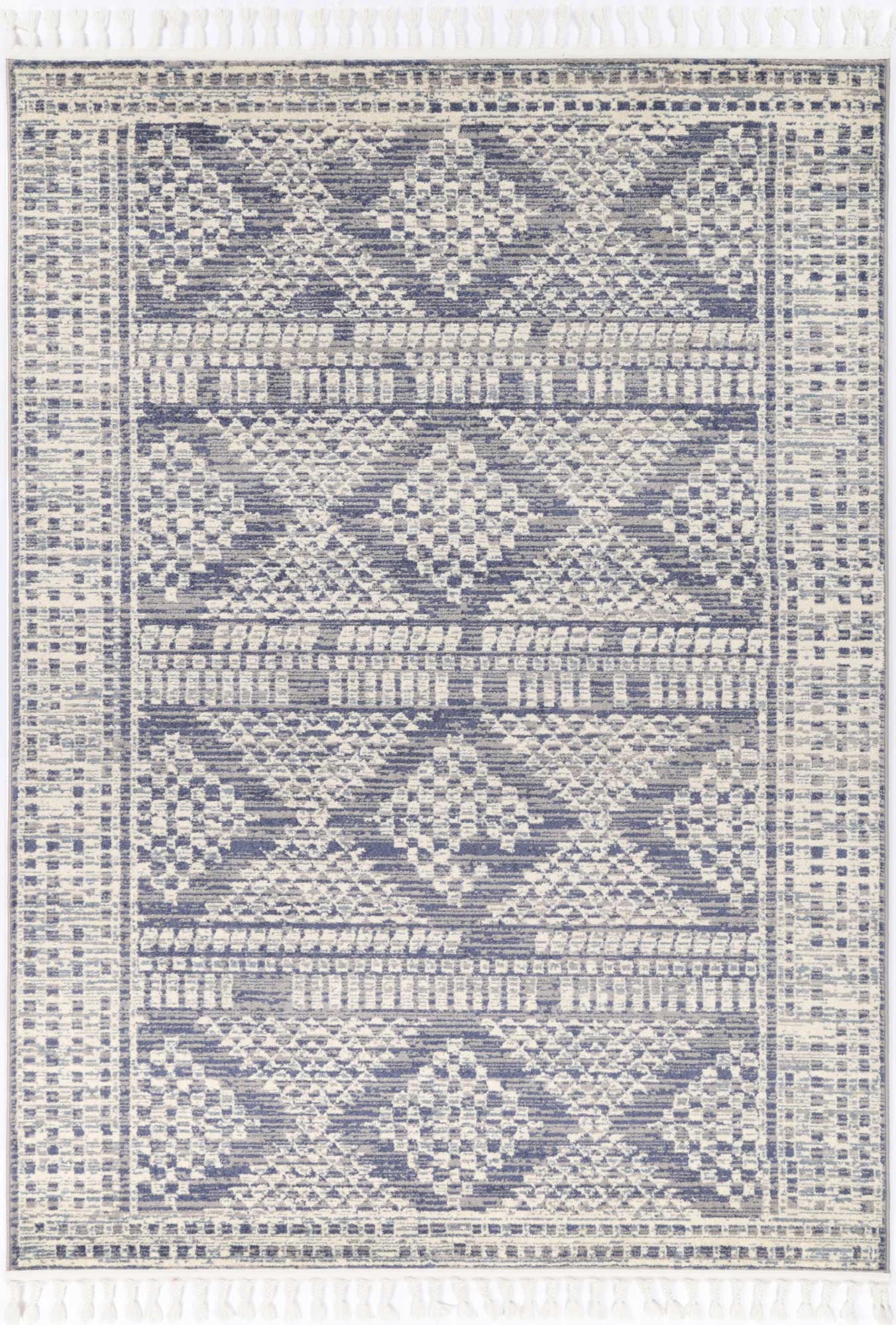 Yazd 22 Blue Contemporary Rug