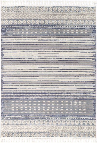 Yazd 2 Blue Contemporary Rug