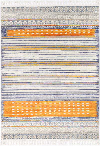 Yazd 20 Orange Contemporary Rug