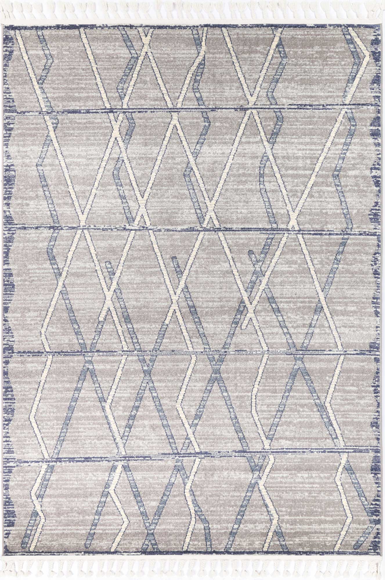 Yazd 52 Blue & Grey Contemporary Rug