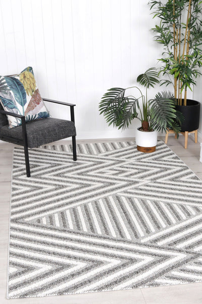 Fantasi 05 Indoor / Outdoor Grey Rug