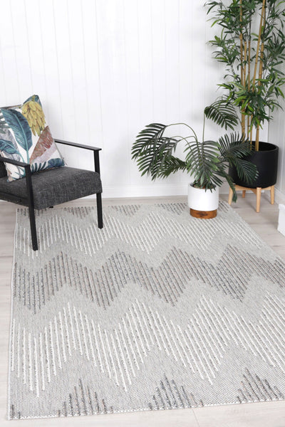 Fantasi 12 Indoor / Outdoor Grey Rug