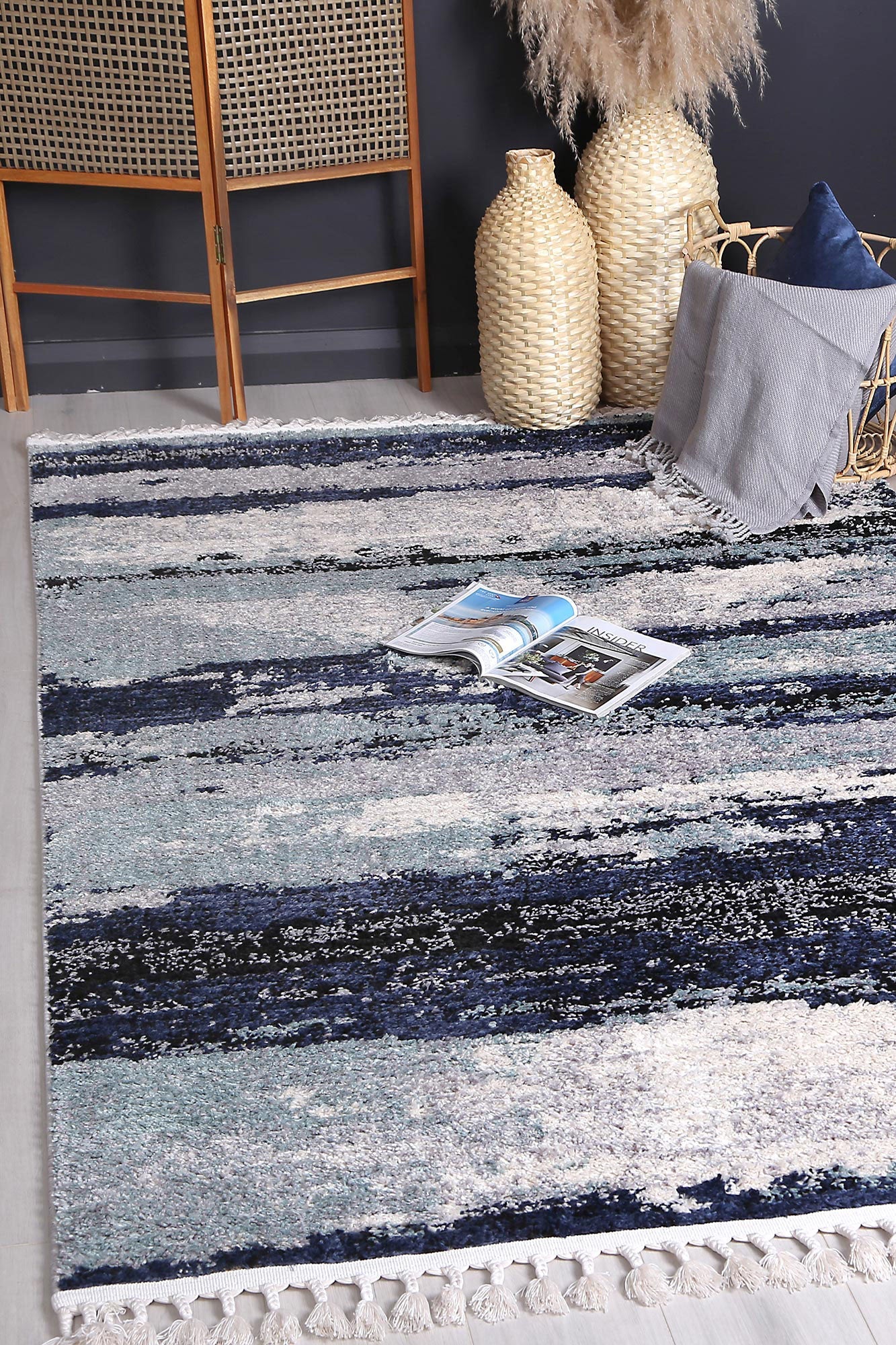 Max 7 Blue Abstract Rug