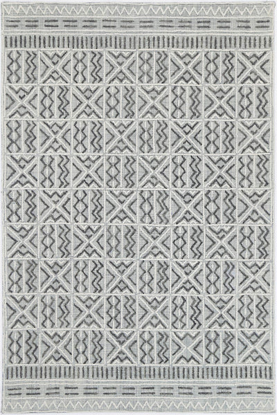 Tran 4 Grey Contemporary Rug