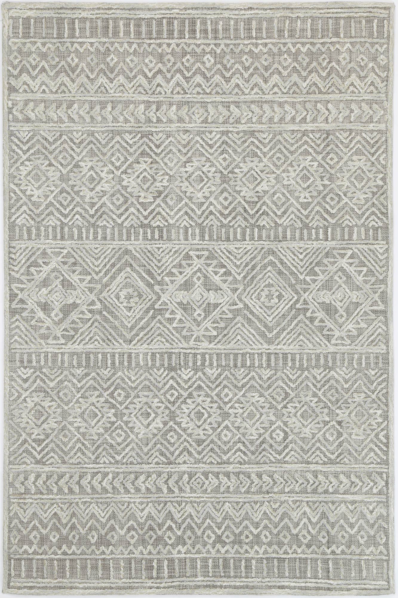 Tran 2 Ash Contemporary Rug