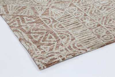 Amber Newburg Rust Tribal Rug