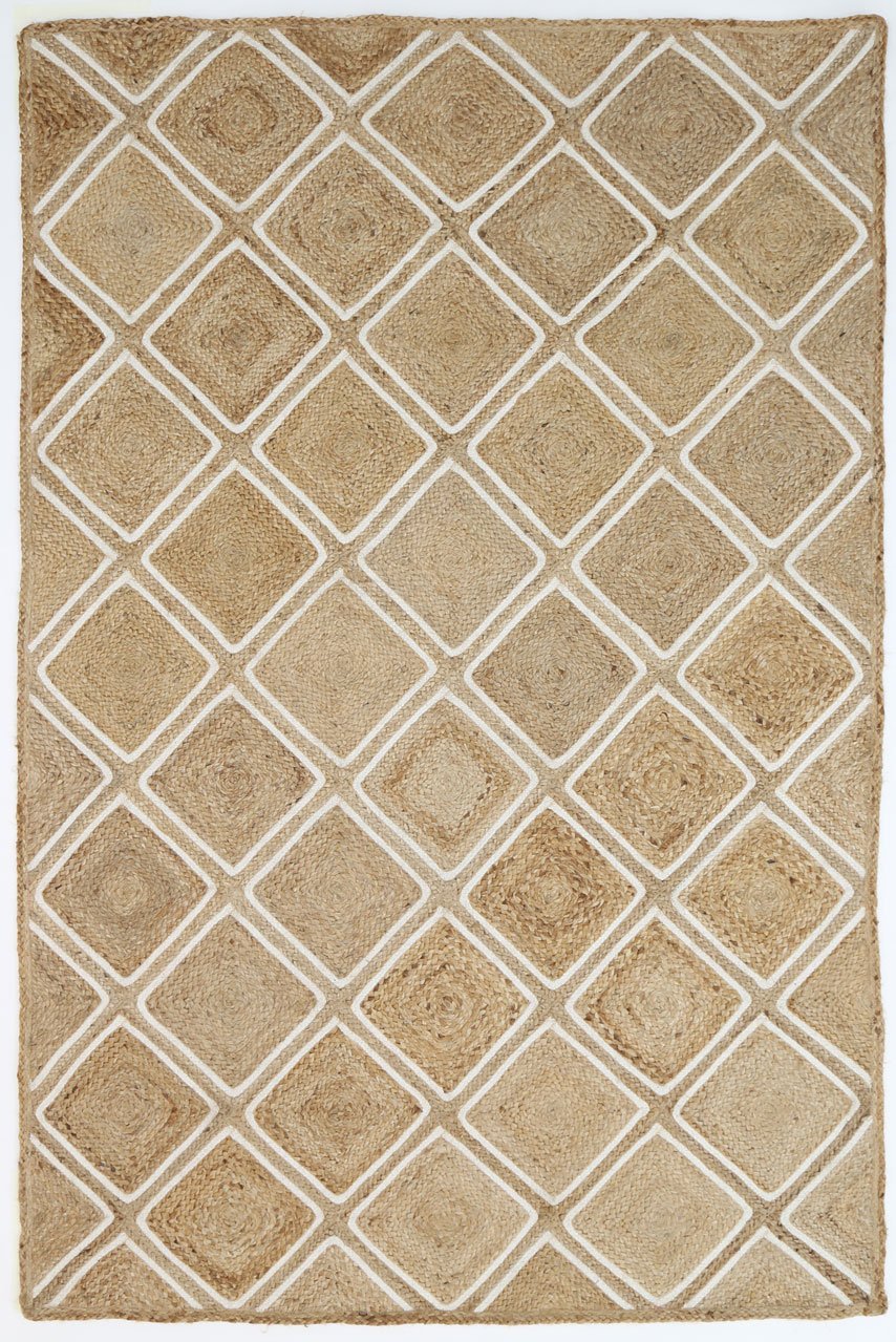 Wright 20 Natural and White Rug