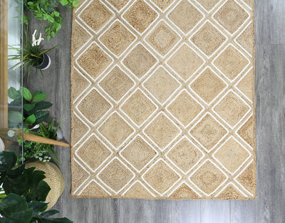 Wright 20 Natural and White Rug