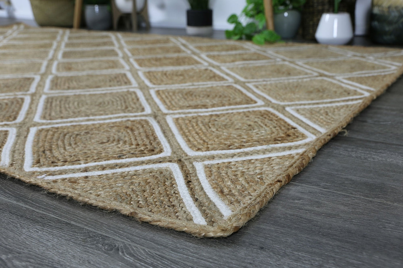 Wright 20 Natural and White Rug