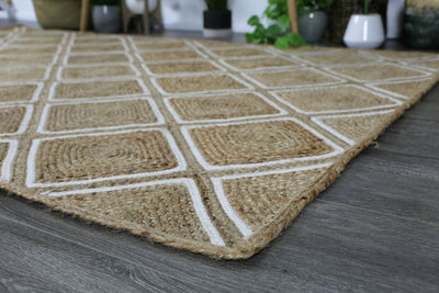 Wright 20 Natural and White Rug