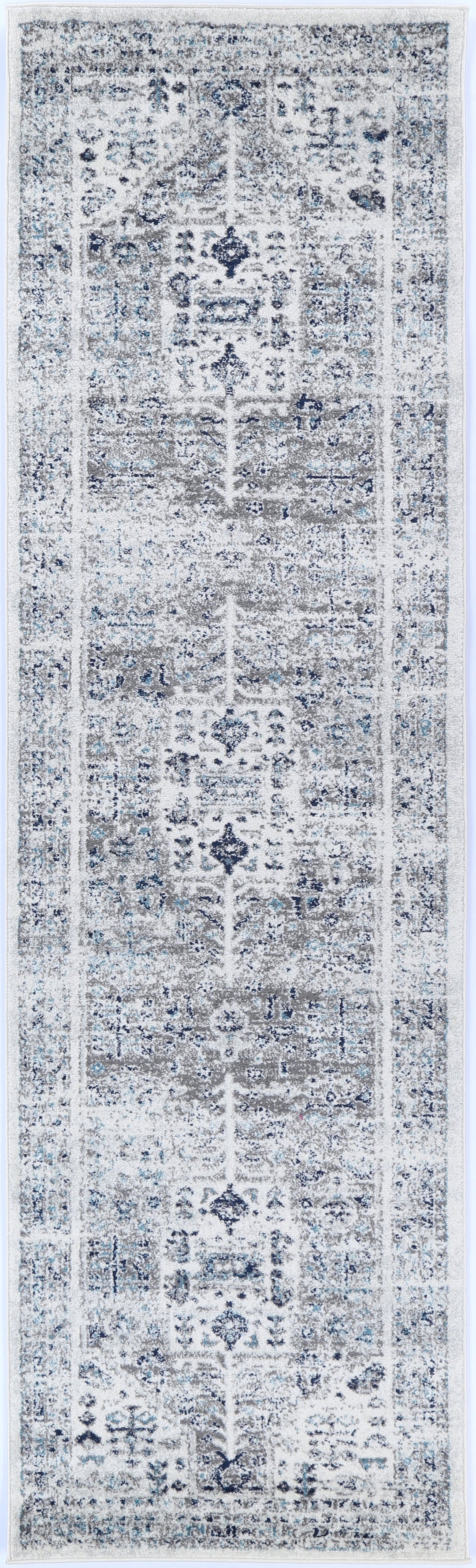 Loft Cream Blue Traditional Rug