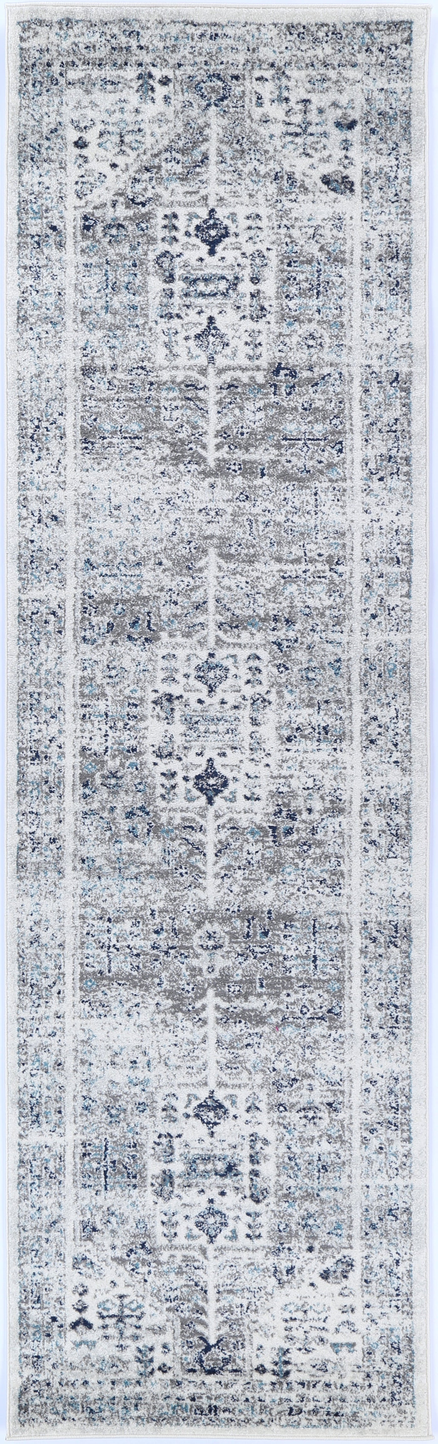 Loft Cream Blue Traditional Rug