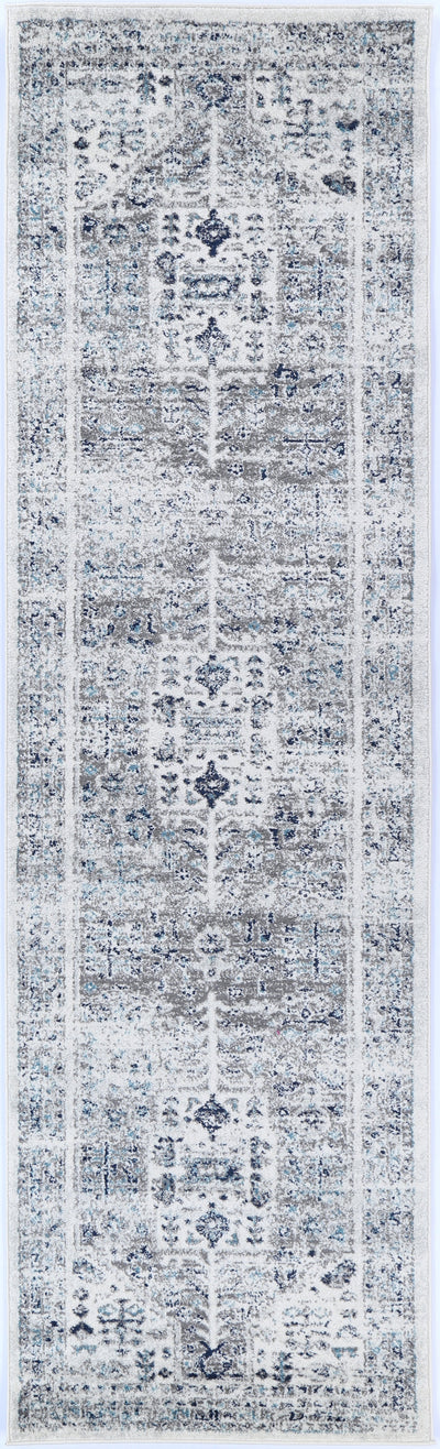 Loft Cream Blue Traditional Rug