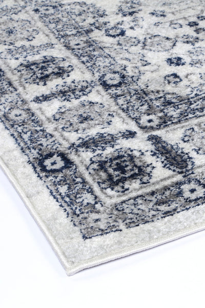 Loft Navy Cream Traditional Rug