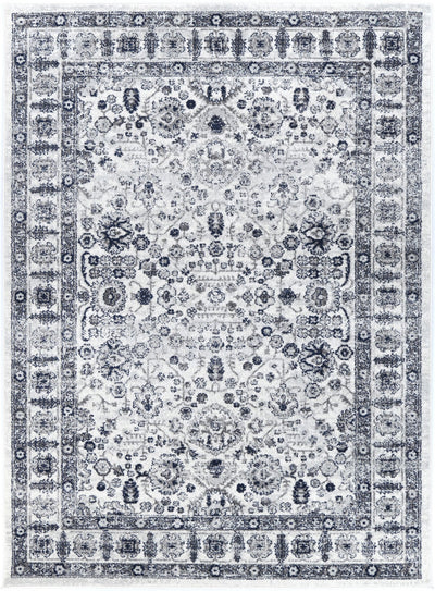 Loft Navy Cream Traditional Rug