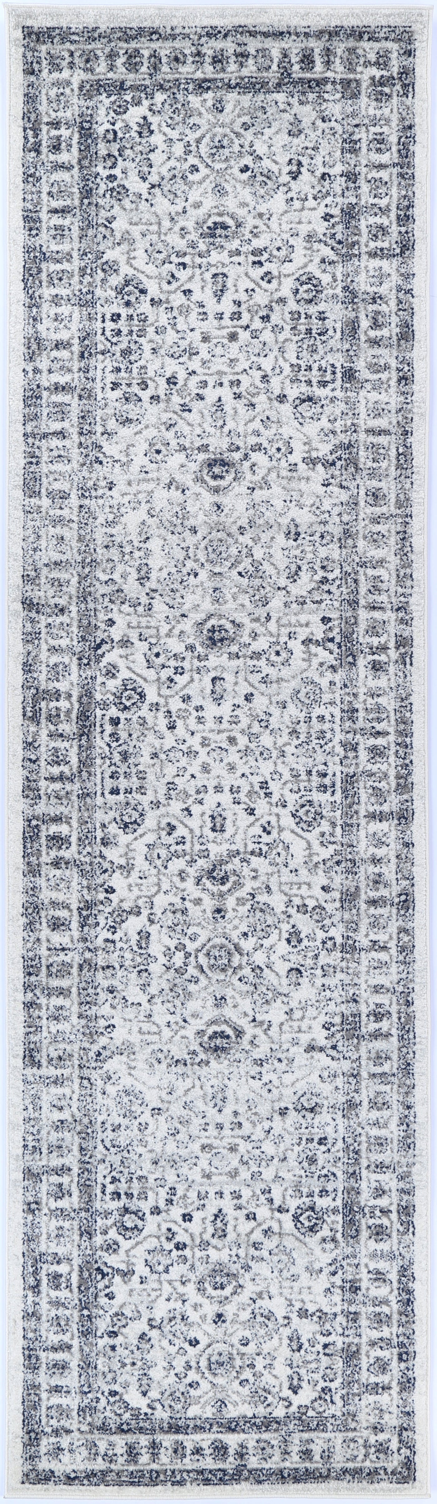 Loft Navy Cream Traditional Rug