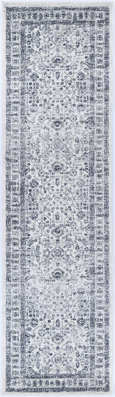 Loft Navy Cream Traditional Rug