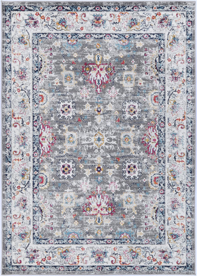 Loft Grey Multi Traditional Rug