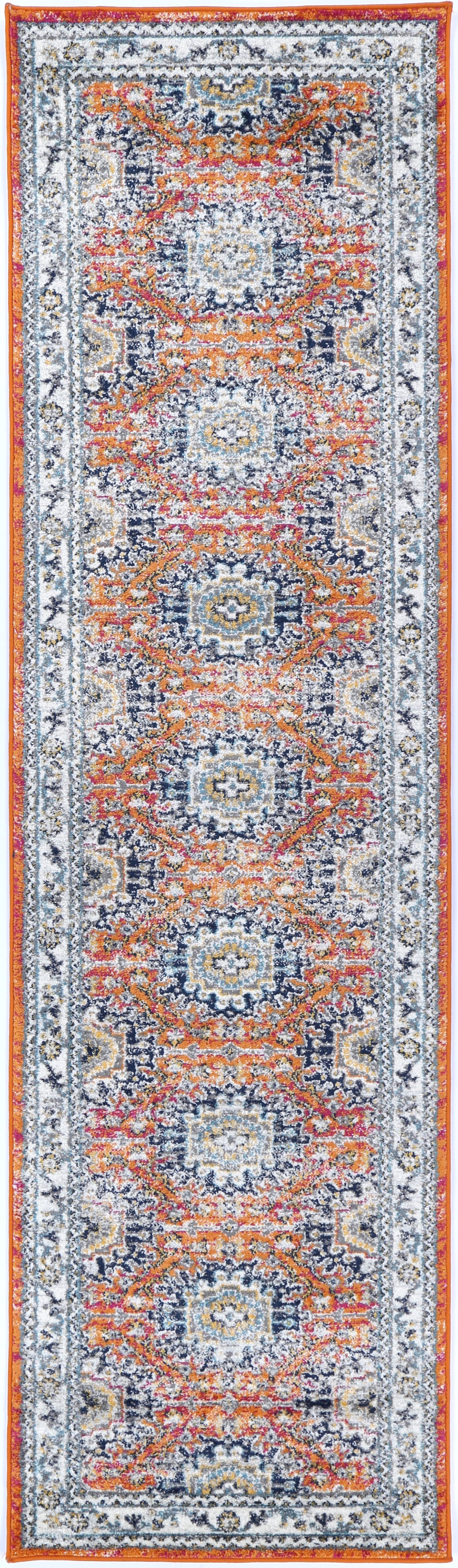 Loft Rust Multi Traditional Rug