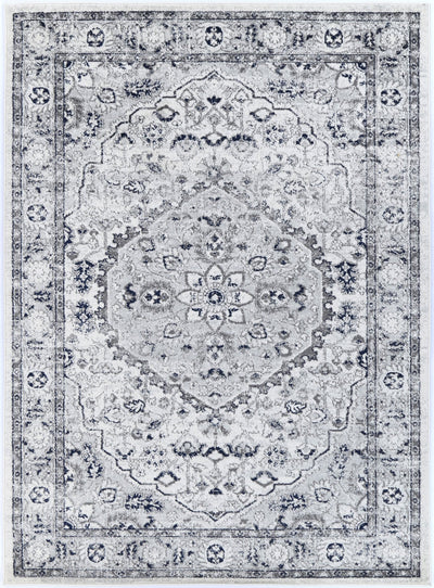 Loft Cream Navy Floral Rug