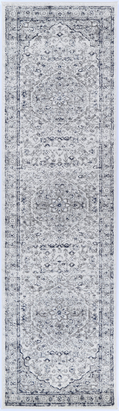 Loft Cream Navy Floral Rug