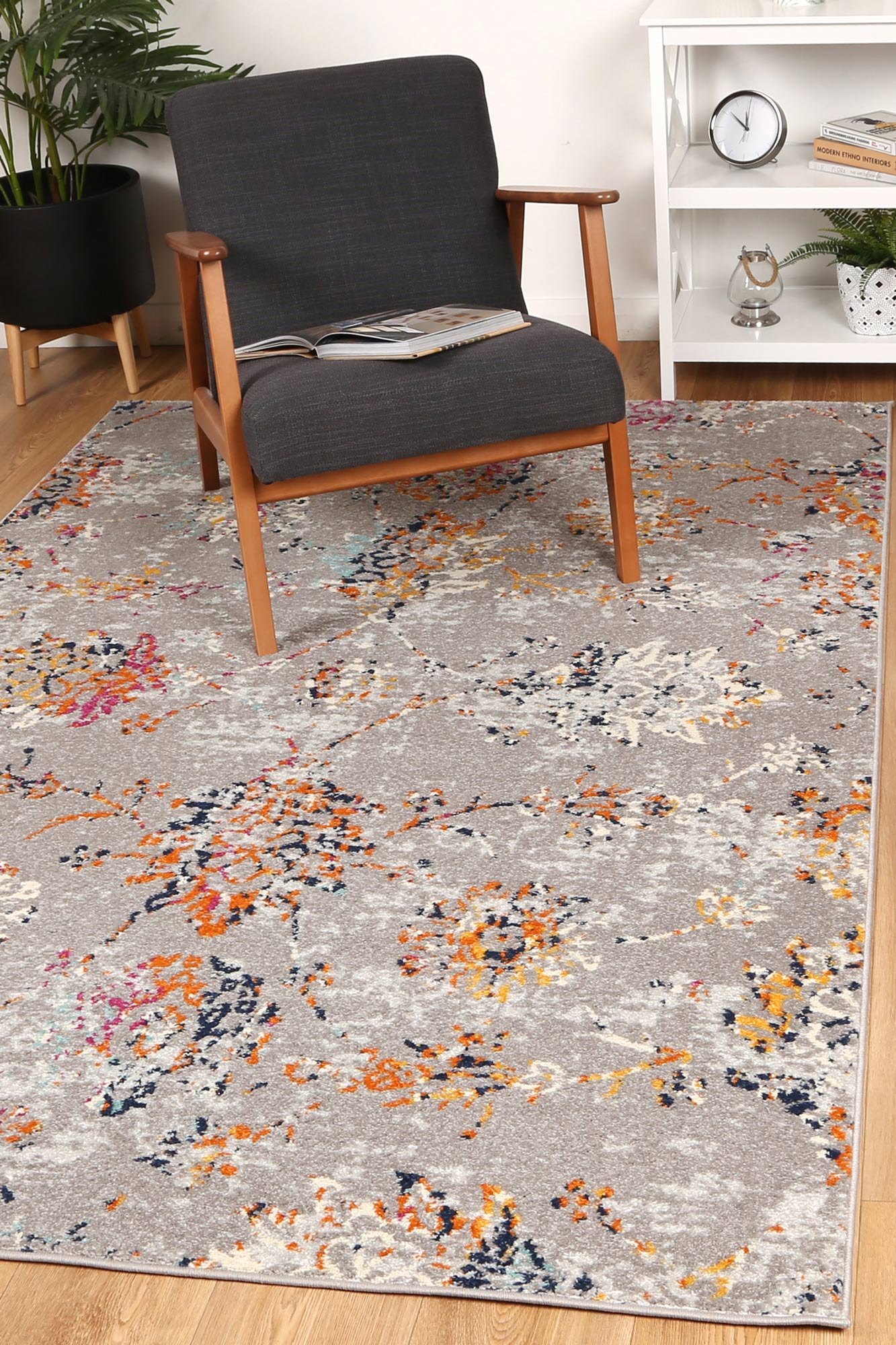 Iris 01 Floral Rug