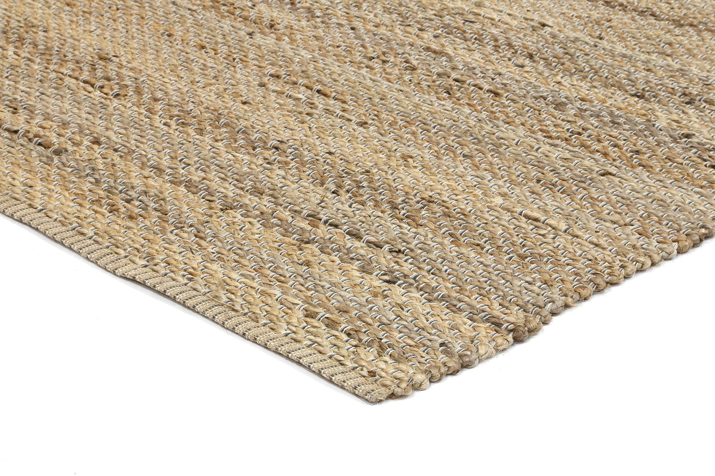 Azer Grey Natural Basket Weave Jute Rug