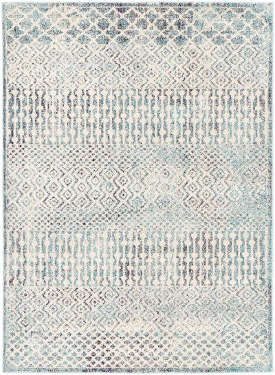 Tomb Multi Blue Geometric Rug