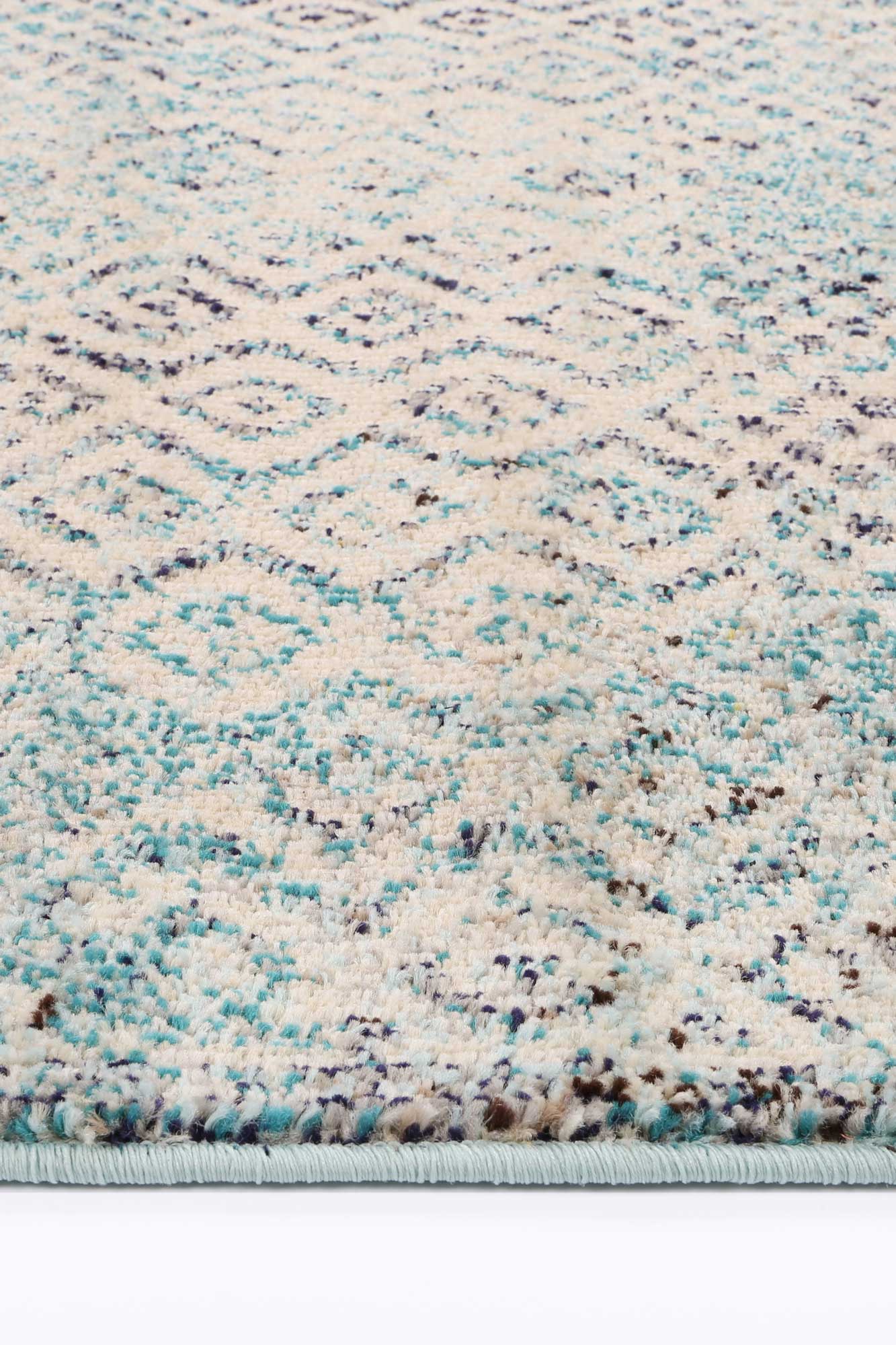 Tomb Multi Blue Geometric Rug