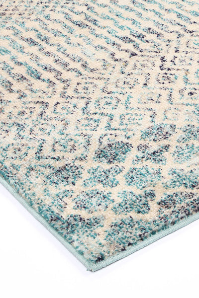 Tomb Multi Blue Geometric Rug