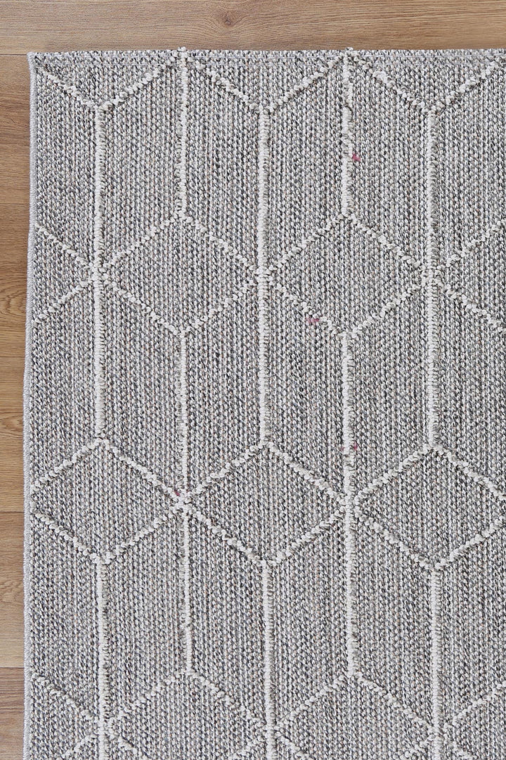 Victoria 31 Ash Flatweave Rug