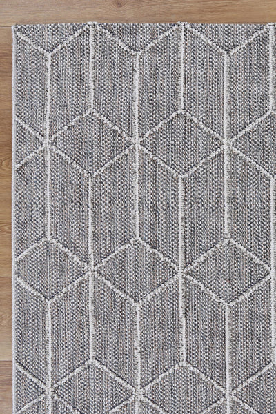 Victoria 1 Grey Flatweave Rug