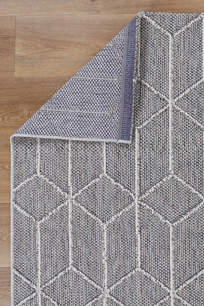 Victoria 1 Grey Flatweave Rug