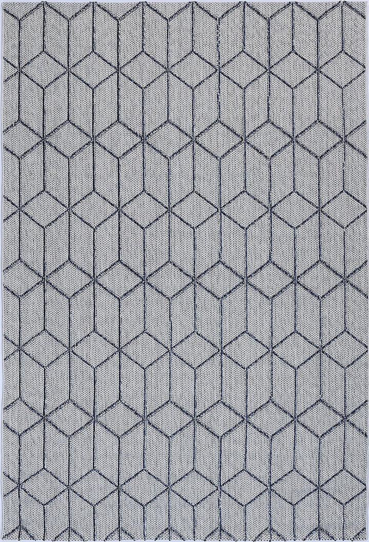Victoria 4 Charcoal Flatweave Rug