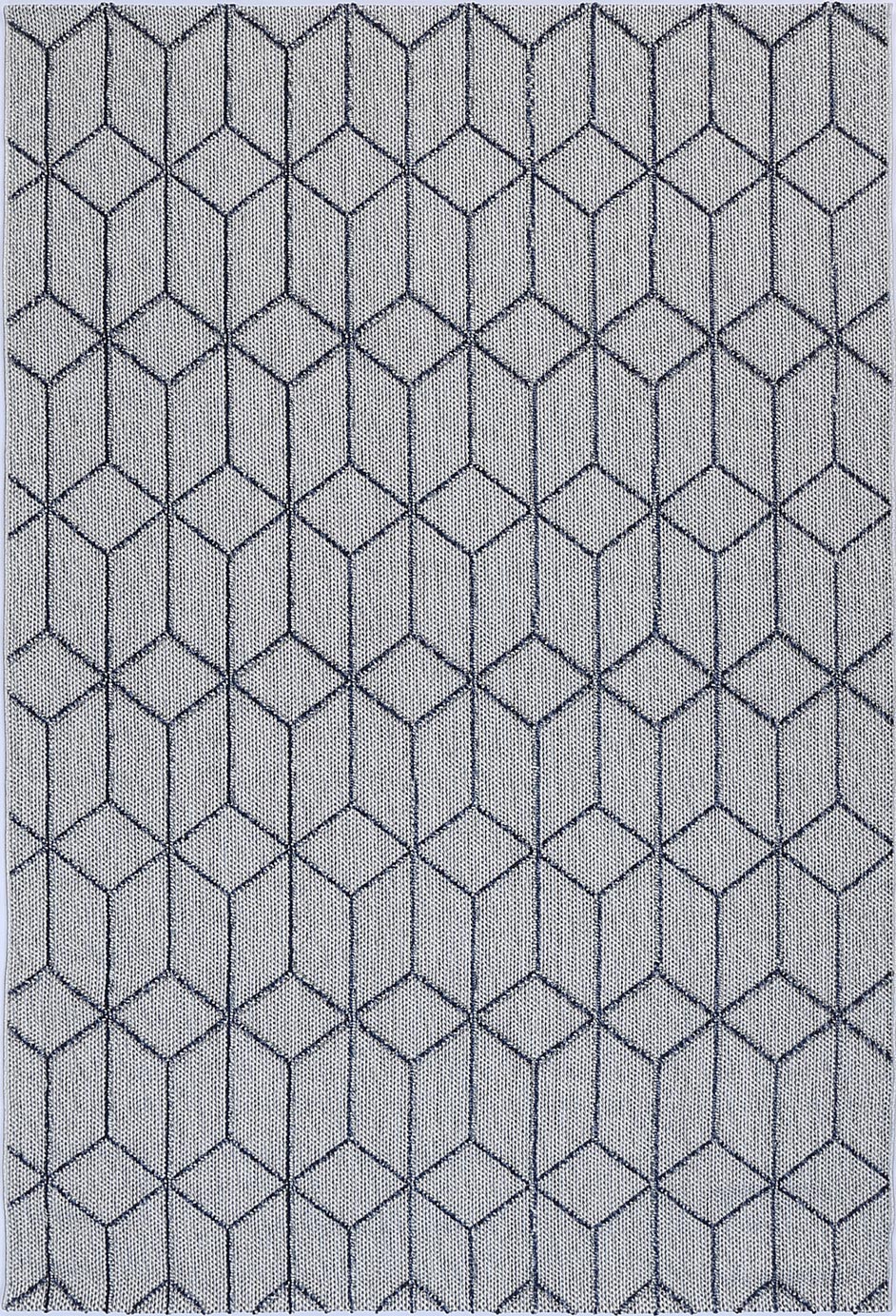 Victoria 4 Charcoal Flatweave Rug